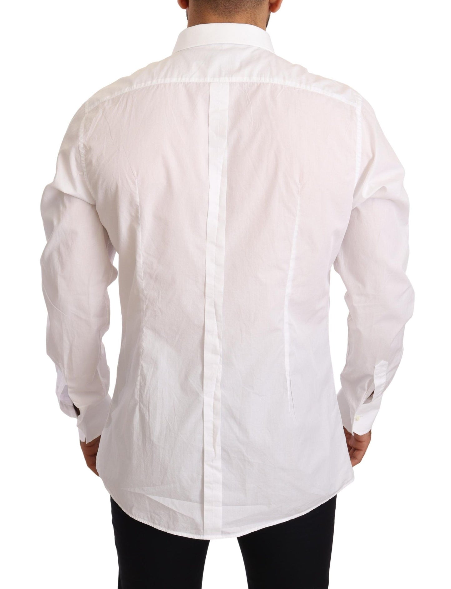 Elegant Slim Fit White Dress Shirt