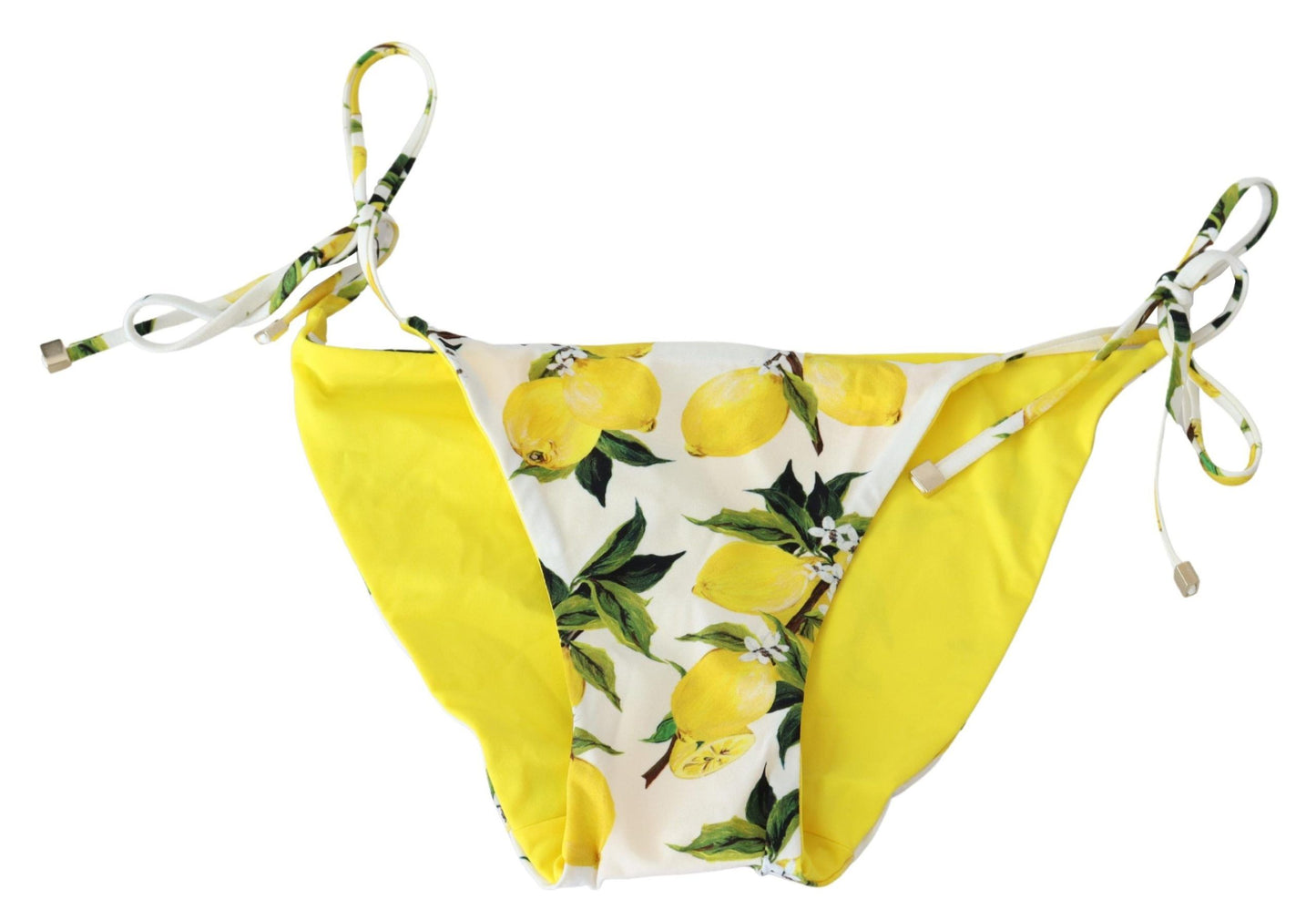 Multicolor Lemon Print Bikini Bottom