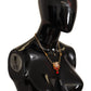 Elegant Gold Charm Statement Necklace