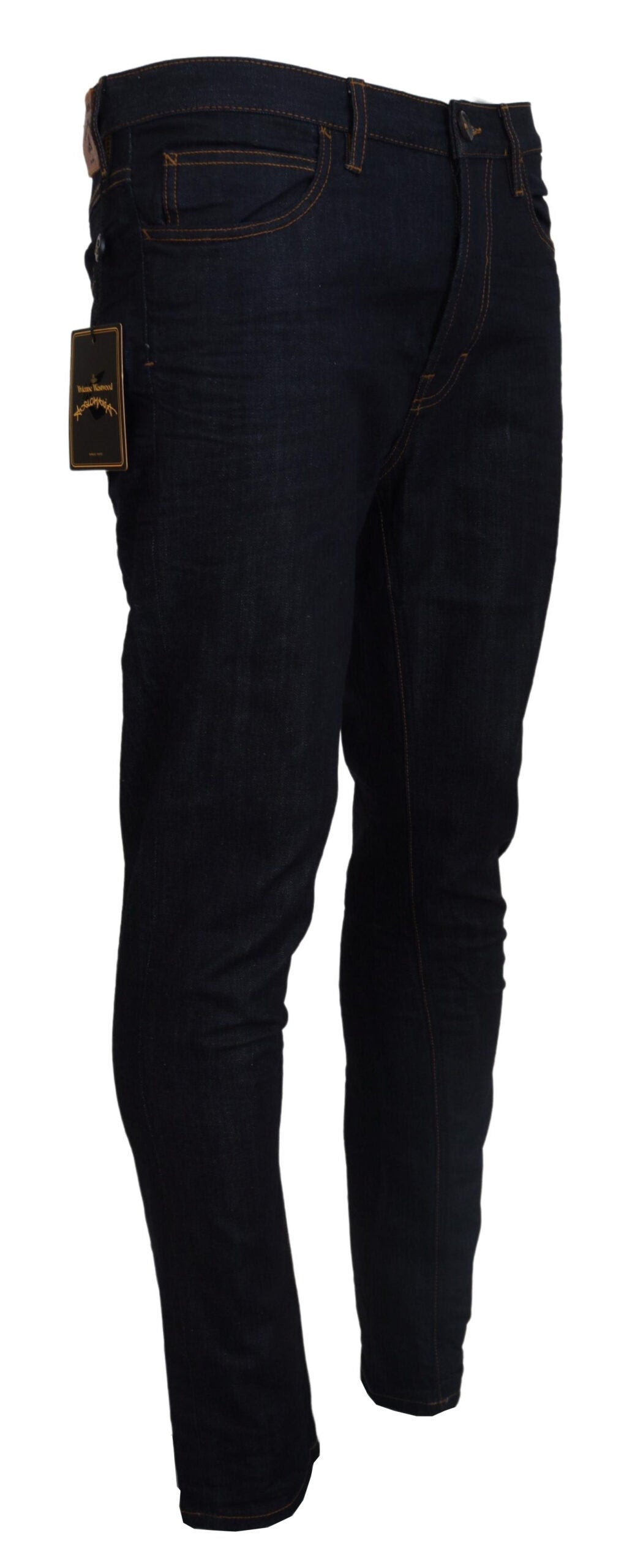 Tapered Dark Blue Stylish Denim Jeans