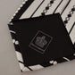 Elegant Monochrome Silk Tie