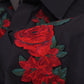 Elegant Floral Embroidered Cotton Shirt