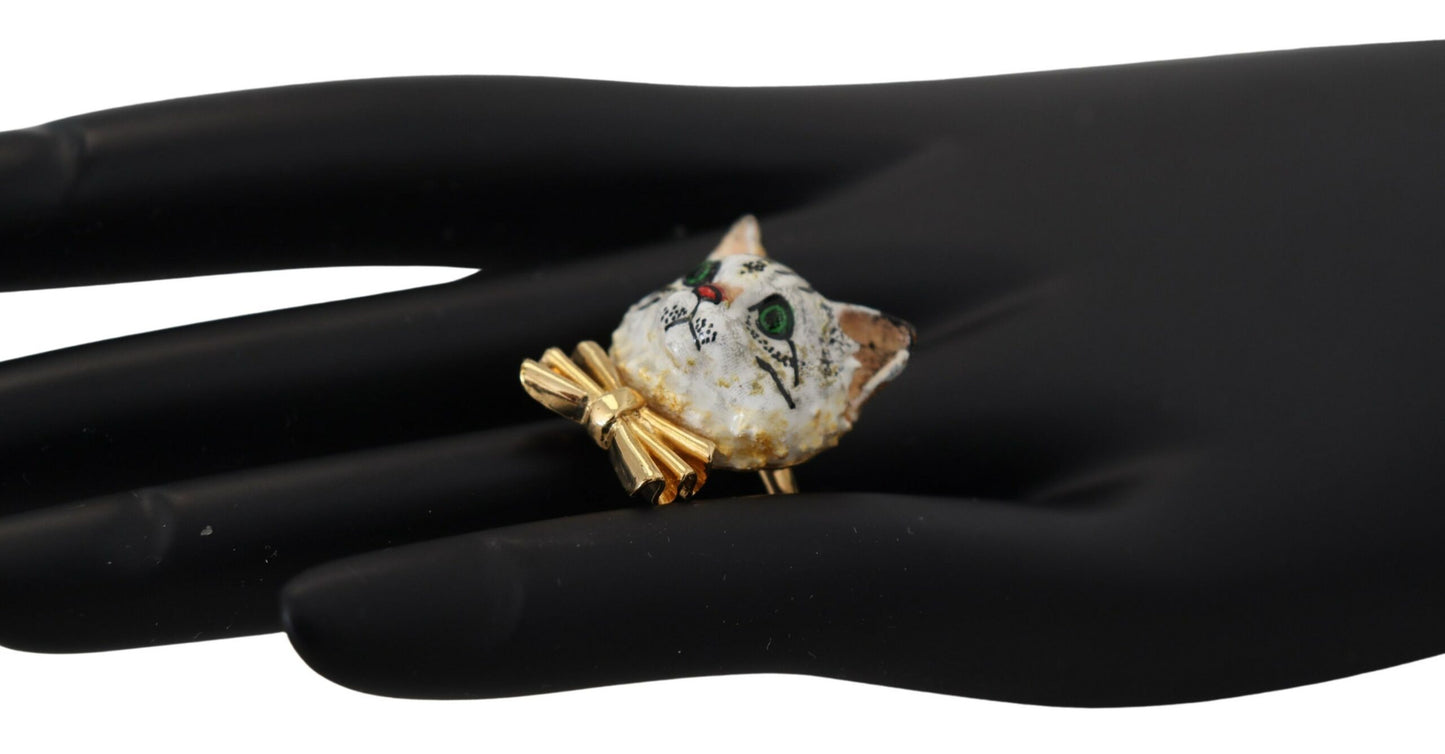 Enchanting Feline Resin Ring