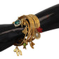 Elegant Gold Crystal Bangle Bracelet