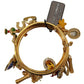 Elegant Gold Crystal Bangle Bracelet