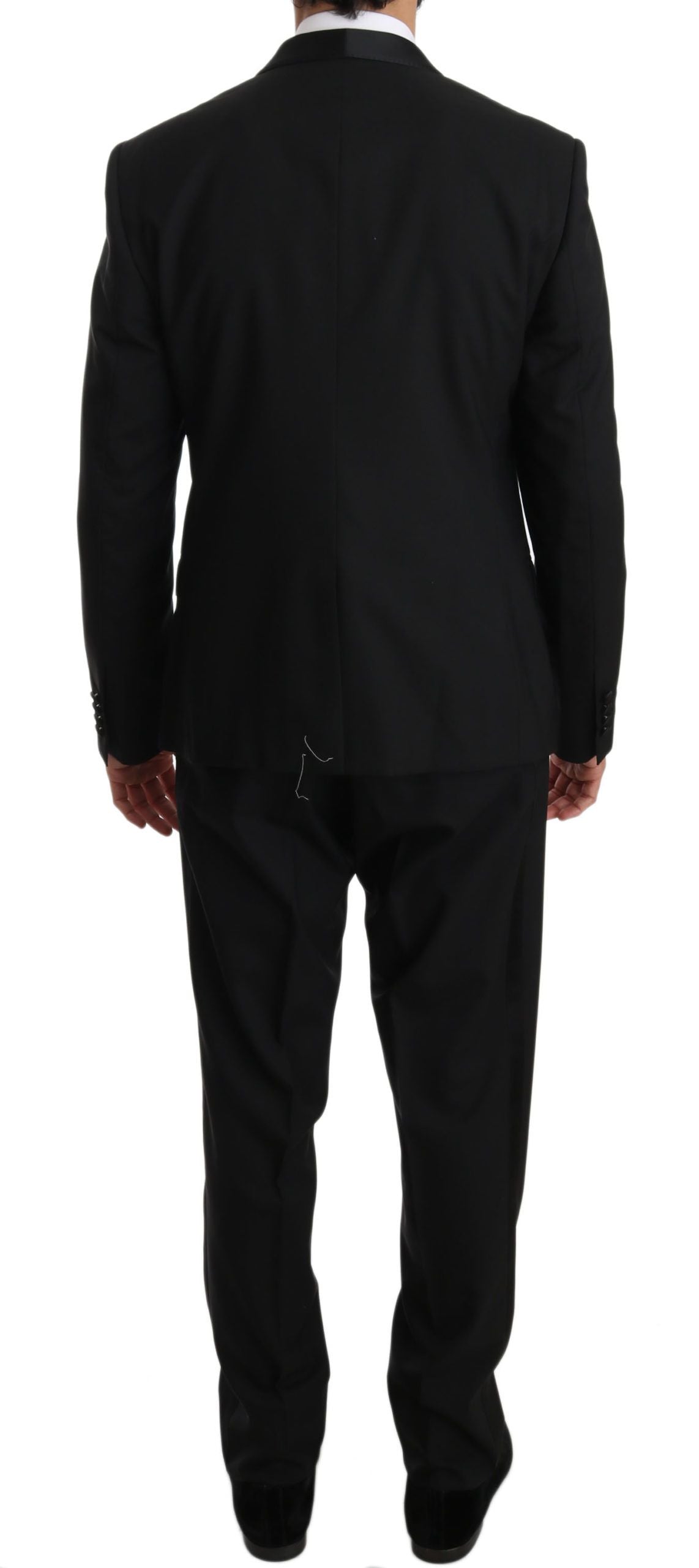 Elegant Black Slim Fit Martini Suit Set