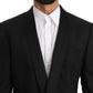 Elegant Black Slim Fit Martini Suit Set