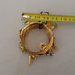 Elegant Gold Crystal Bangle Bracelet