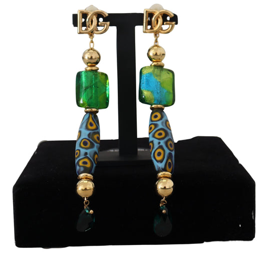 Elegant Sicilian Motif Clip-On Earrings