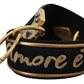 Elegant Gold Black Shoulder Bag Strap