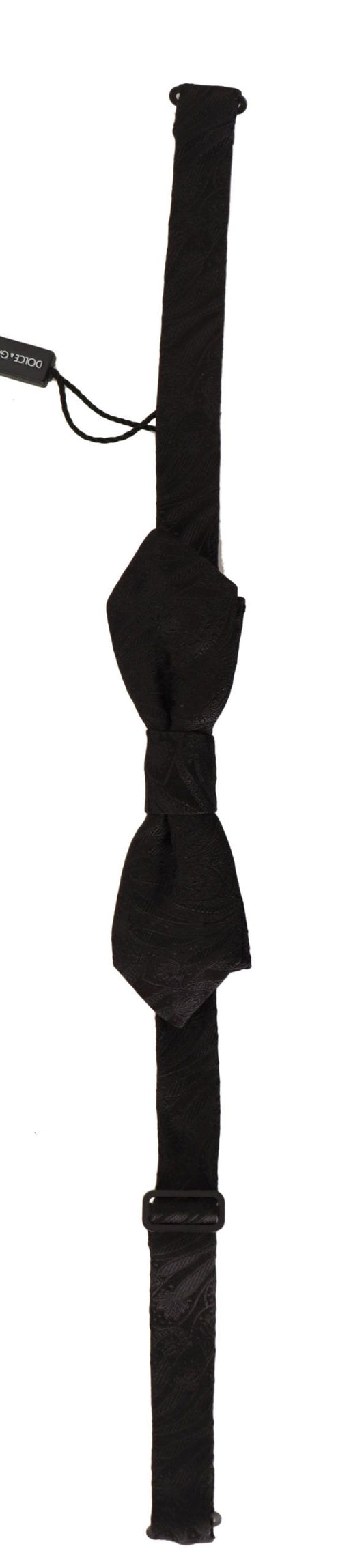 Elegant Silk Tuxedo Bow Tie - Evening Chic