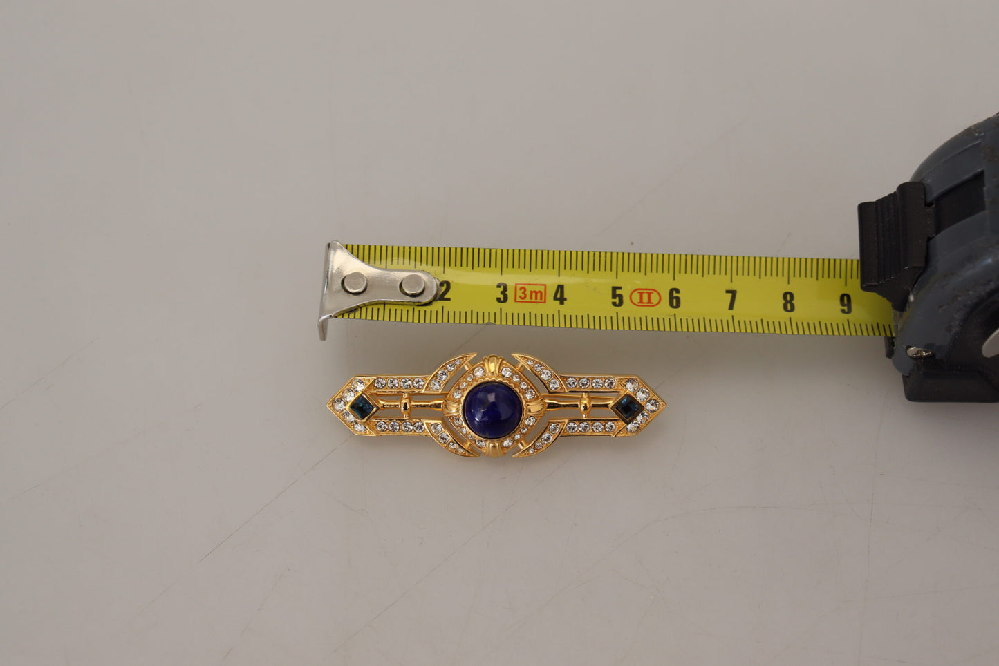 Elegant Gold Plated Brass Brooch