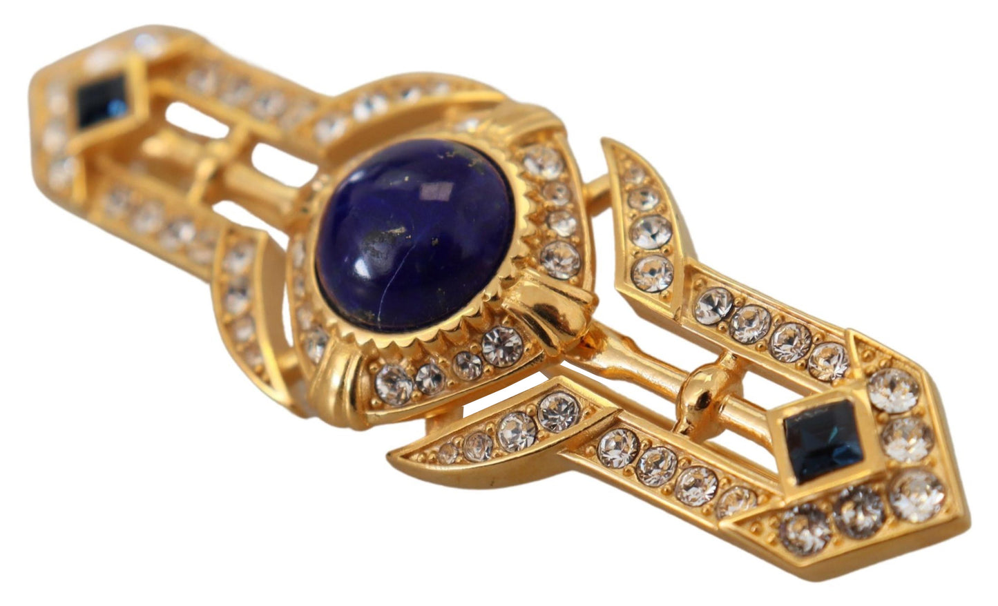 Elegant Gold Plated Brass Brooch