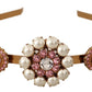 Radiant Crystal Pearl Diadem Tiara