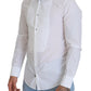 White Formal Cotton Tuxedo Dress GOLD Shirt