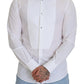 White Formal Cotton Tuxedo Dress GOLD Shirt