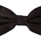 Elegant Black Silk Bow Tie
