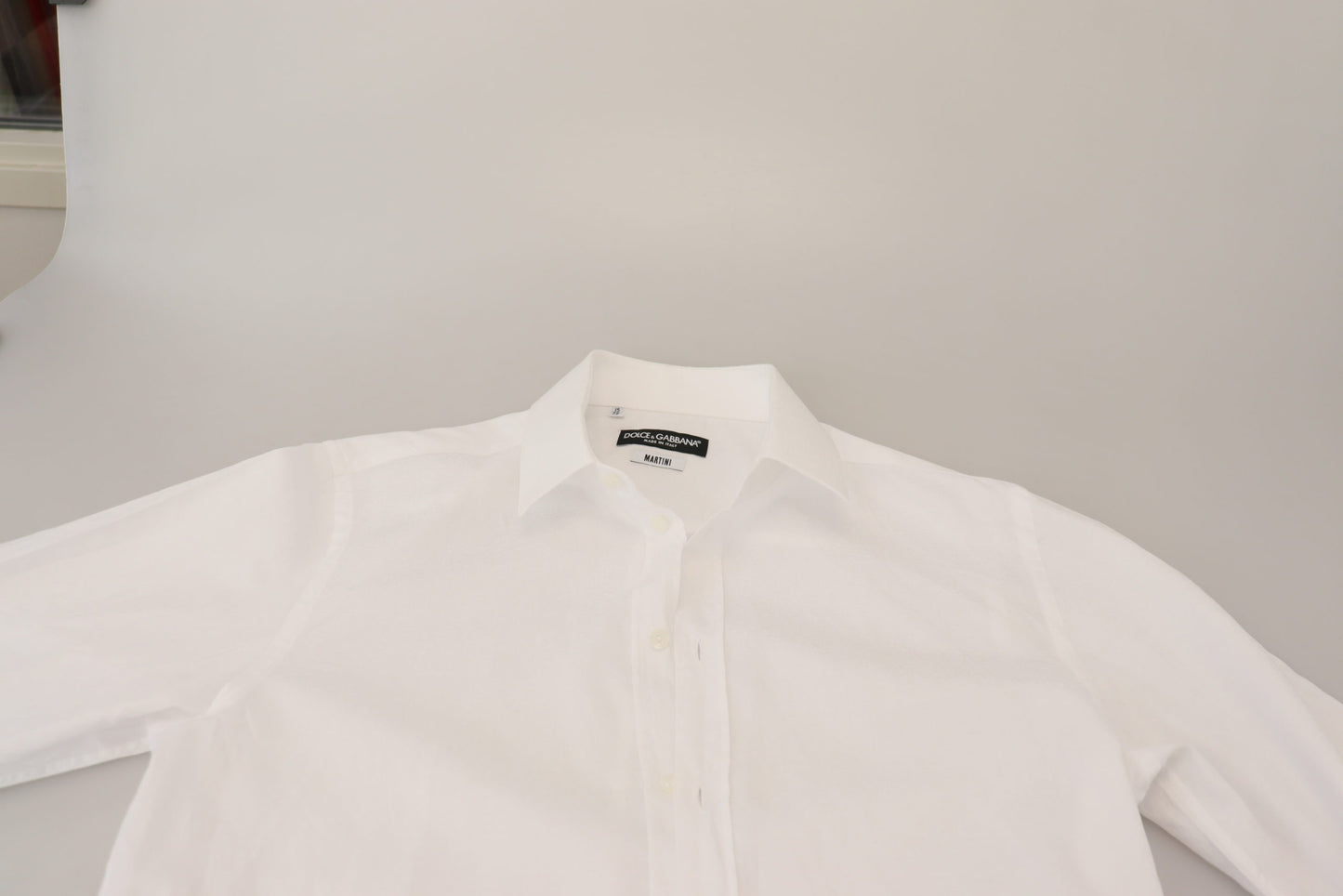 Elegant Slim Fit White Cotton Shirt