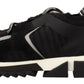 Sleek Sorrento Lace-Up Sneakers in Black
