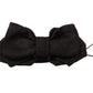 Elegant Silk Black Bow Tie