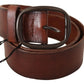 Chic Genuine Leather Waist Belt in Brown