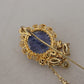 Exquisite Sterling Silver Men's Brooch