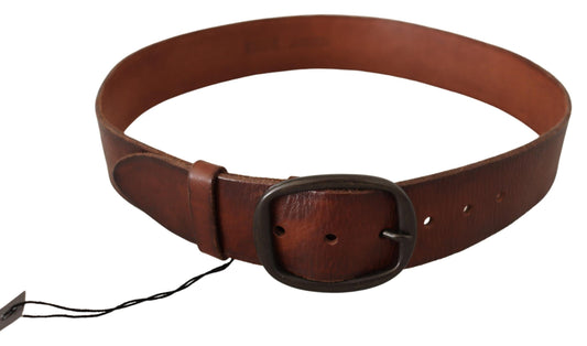 Chic Genuine Leather Waist Belt in Brown