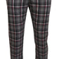 Multicolor Checkered Men Pants