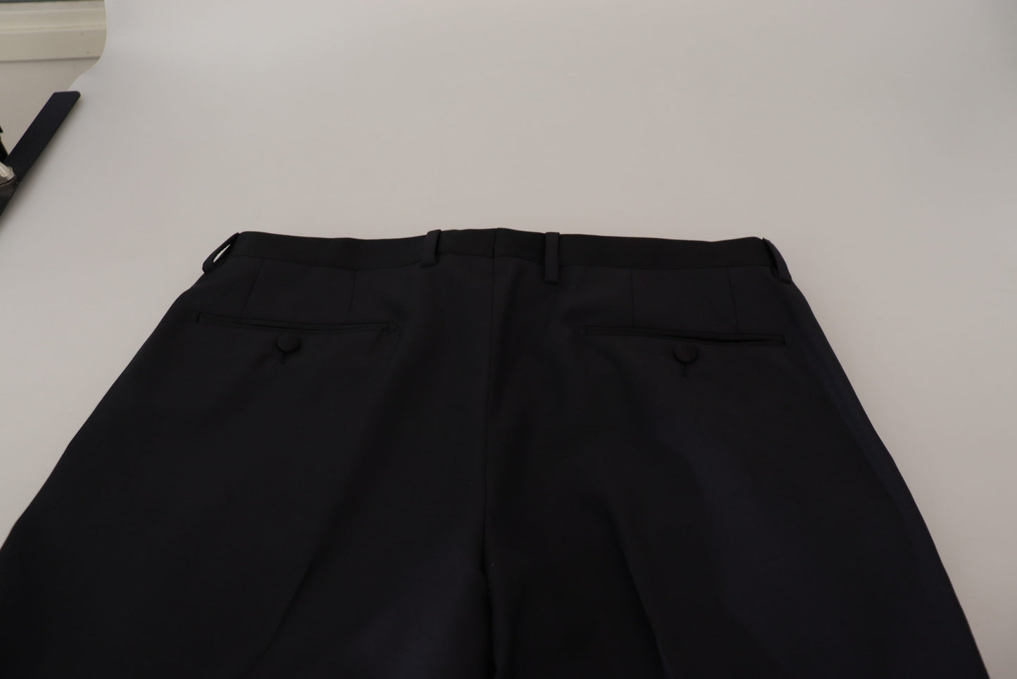 Black Wool Men Formal Pants