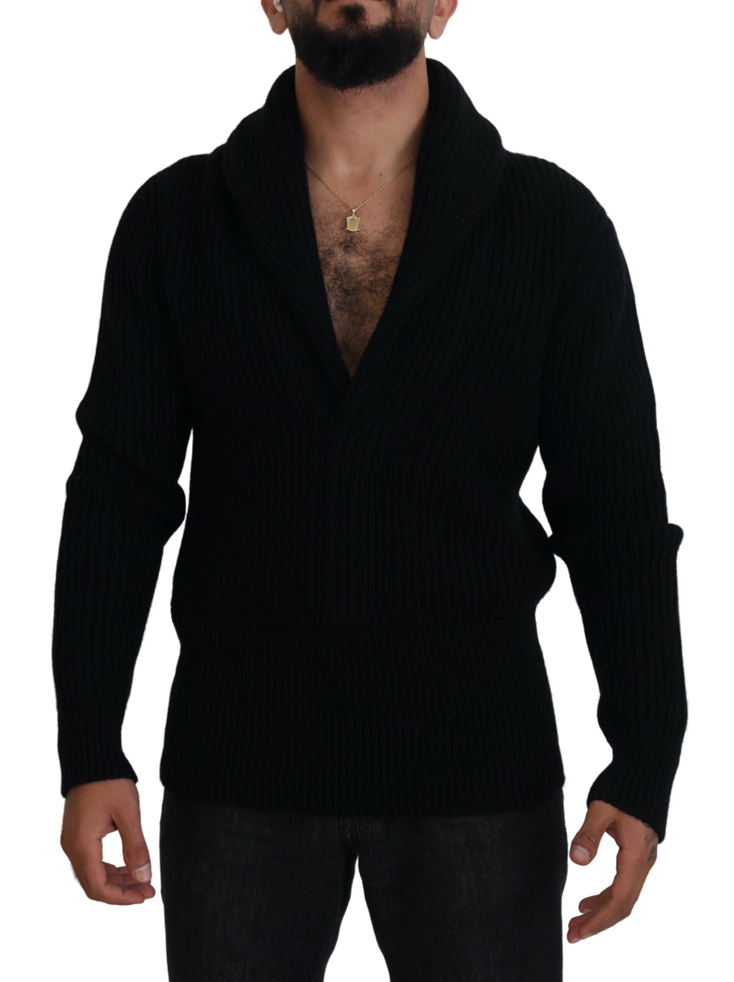 Elegant V-Neck Cashmere Sweater