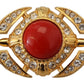 Elegant Gold-Plated Brooch Pin