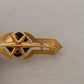 Elegant Gold-Plated Brooch Pin