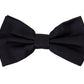 Elegant Blue Silk Bow Tie