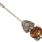 Elegant Silver Sterling Brooch