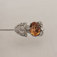 Elegant Silver Sterling Brooch