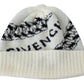 Chic Off-White Wool Beanie with Logo Motive