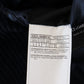 Elegant Black Cotton Long Cardigan Jacket
