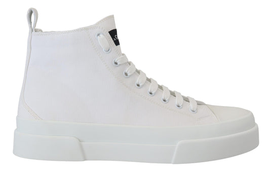 Elegant High Top Canvas Sneakers