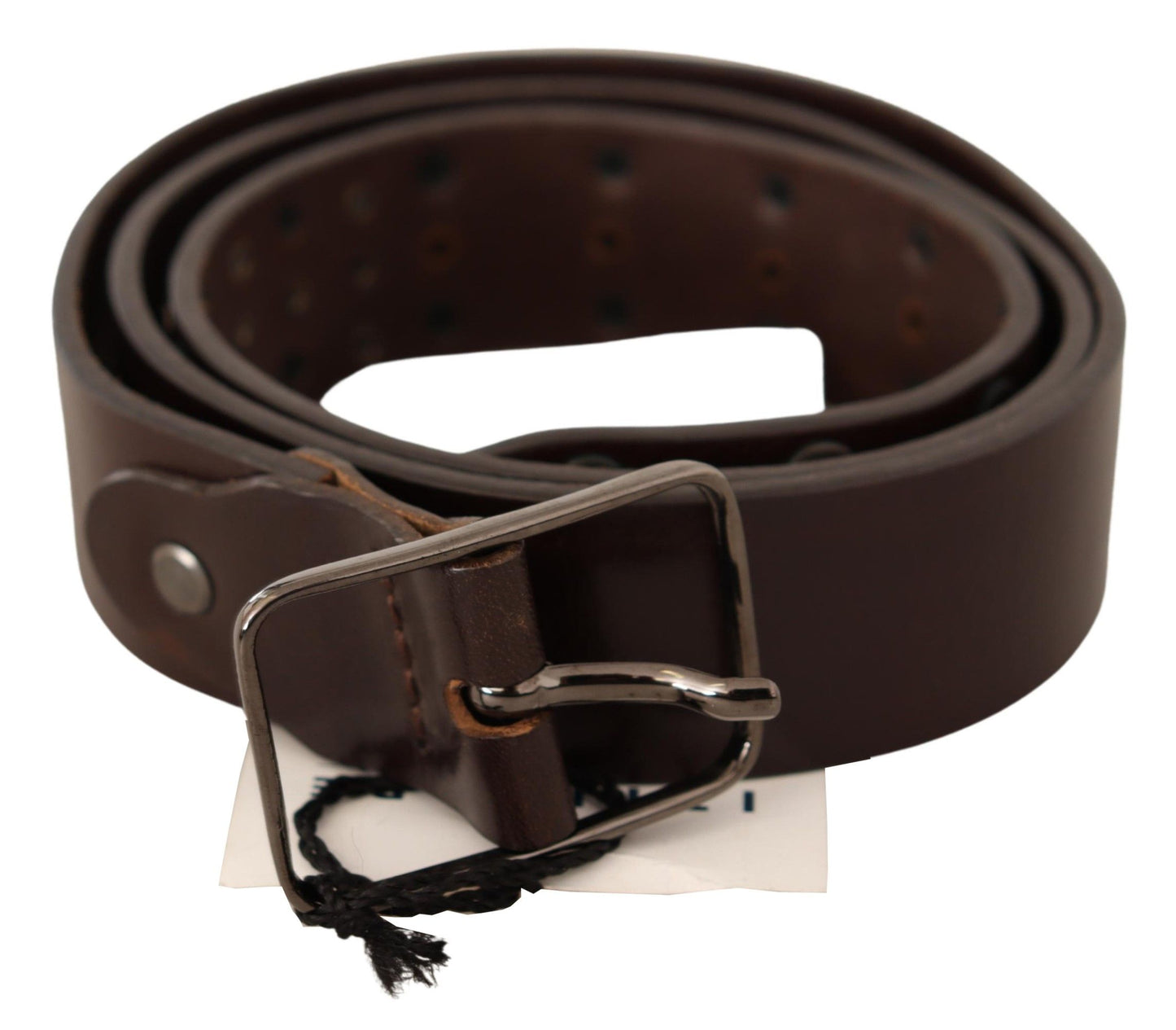 Studded Elegance Men's Leather Waist Belt