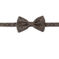 Elegant Silk Black & White Bow Tie
