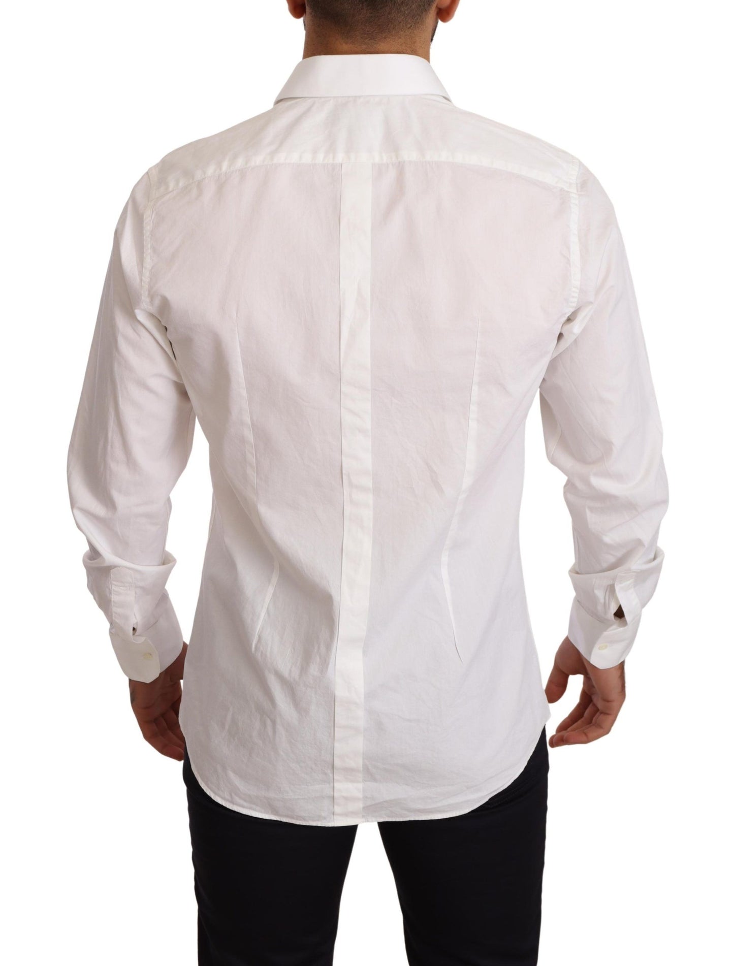 Elegant Slim Fit Silk Blend Dress Shirt