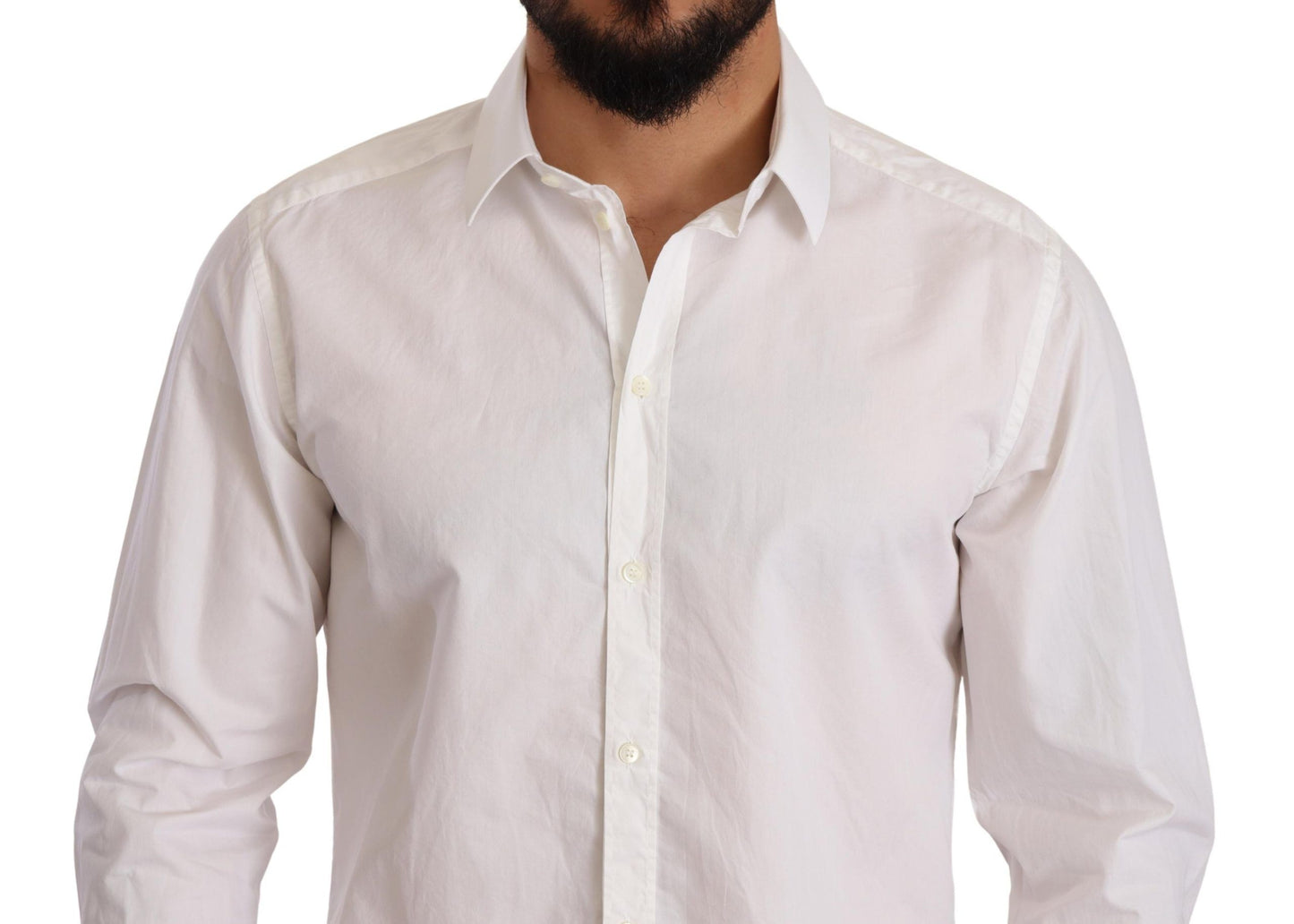 Elegant Slim Fit Silk Blend Dress Shirt