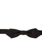 Elegant Silk Polka Dot Bow Tie