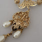 Opulent Sicilian Charm Statement Necklace