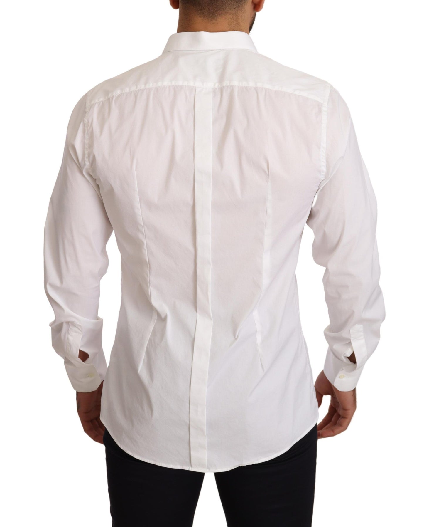 Elegant Slim Fit Gold Dress Shirt