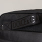 Elegant Gray & Black Reporter Messenger Bag