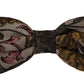 Elegant Multicolor Silk Bow Tie