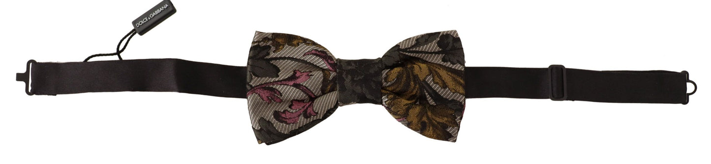 Elegant Multicolor Silk Bow Tie