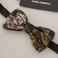 Elegant Multicolor Silk Bow Tie