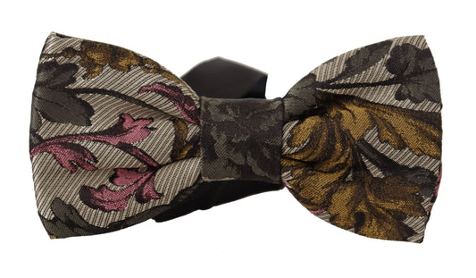 Elegant Multicolor Silk Bow Tie